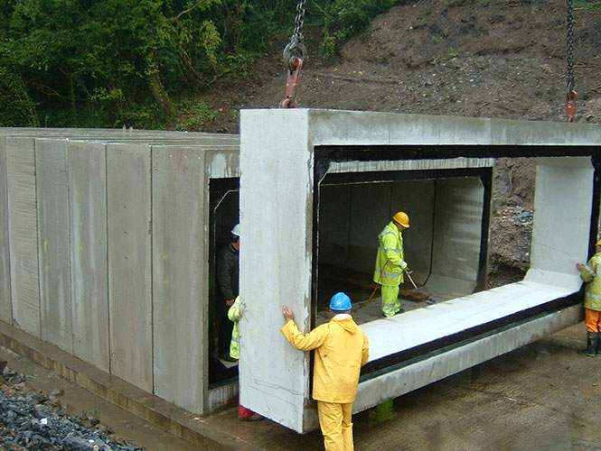 Densostrip is used to joint various types of precast concrete units